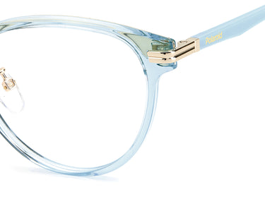 Premium Women Polaroid Eyeglasses: PLD D427/G - Azure Gold - SpecSMART Eye Clinic (Zoom View)